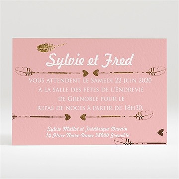 Carton d'invitation mariage invitation photo vintage