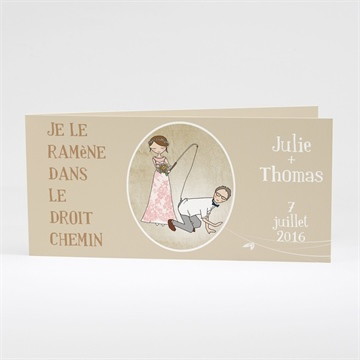 Faire-part mariage dans le droit chemin