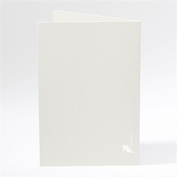 Menu mariage je lui passe la bague au doigt - Dos du menu