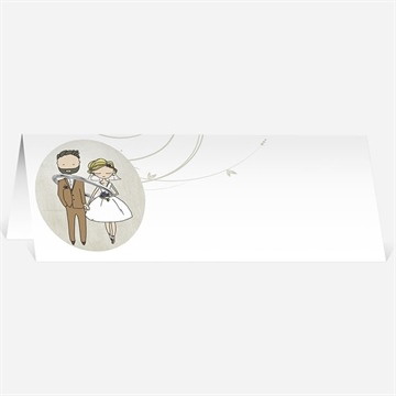 Marque-place mariage je lui passe la bague au doigt