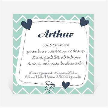 Remerciement naissance petit nounours