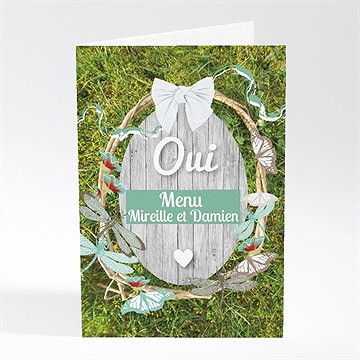Menu mariage la corbeille des mariés