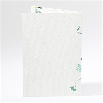 Menu mariage la corbeille des mariés - Dos du menu