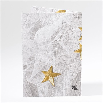 Menu mariage féerie d'étoiles - Dos du menu