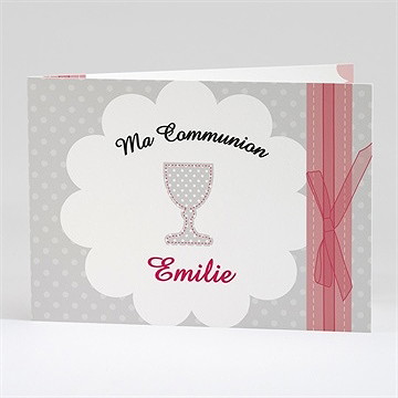 Faire-part communion le calice