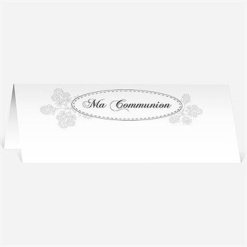 Marque-place communion double face avec photo