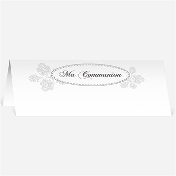 Marque-place communion chevalet original