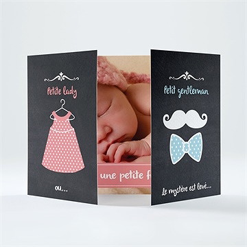 Faire-part naissance lady ou gentleman ?