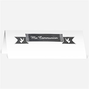 Marque-place communion a la craie