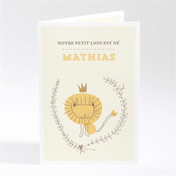 Faire-part naissance le roi lion