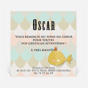 Remerciement naissance faisons des bulles