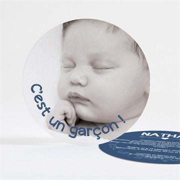 Faire-part naissance c'est un garcon
