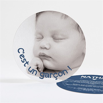 Faire-part naissance c'est un garcon