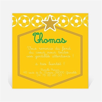 Remerciement naissance une star est née