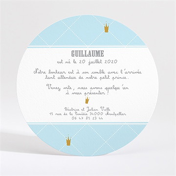 Faire-part naissance faire part original photo - Dos du faire-part