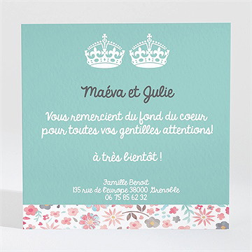 Remerciement naissance keep calm c'est des jumelles