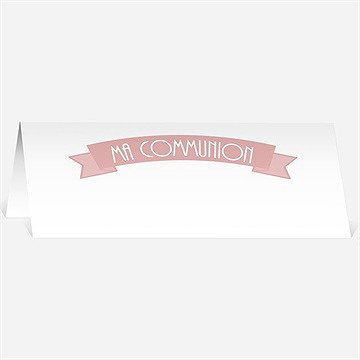 Marque-place communion petite photo de sa frimousse