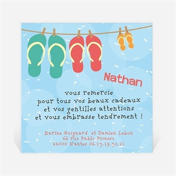 Remerciement naissance au soleil