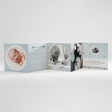 Faire-part naissance tout en image - Détail du faire-part