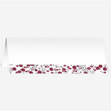 Marque-place mariage noeud et liberty