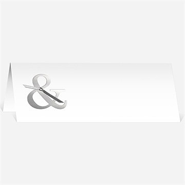 Marque-place mariage esperluette et étiquettes