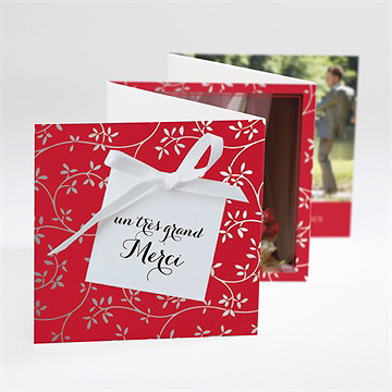 Remerciement mariage aux couleurs de notre amour