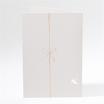 Faire-part mariage campagne chic - Dos du faire-part