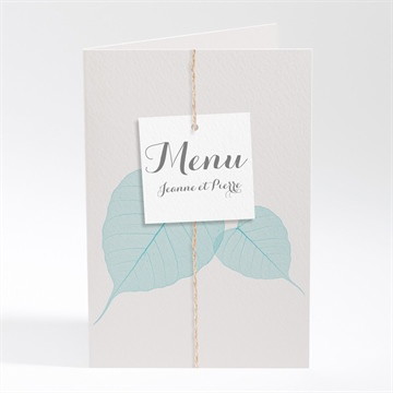 Menu mariage campagne chic