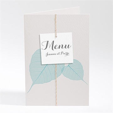 Menu mariage campagne chic