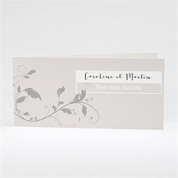 Faire-part mariage fleurs et élégance
