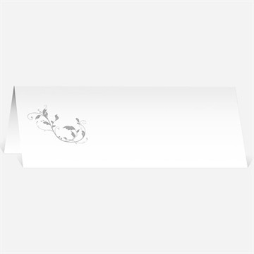 Marque-place mariage fleurs et élégance