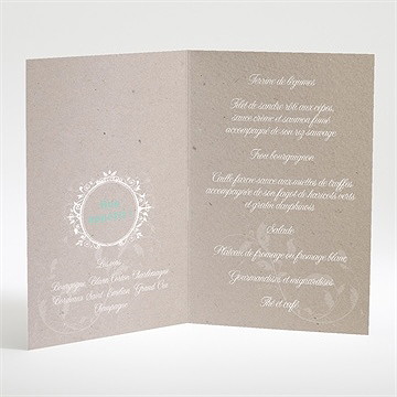 Menu communion pendentifs - Intérieur du menu