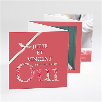 Remerciement mariage oui liberty