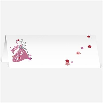 Marque-place mariage un mariage illustré