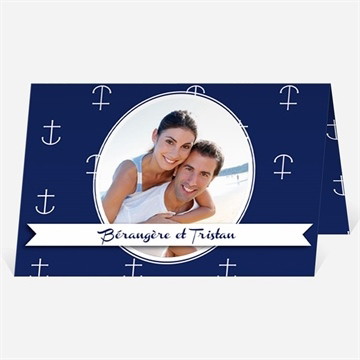 Faire-part mariage les ancres du mariage