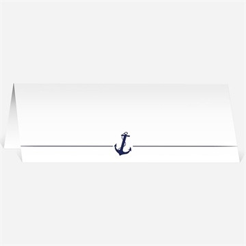 Marque-place mariage les ancres du mariage