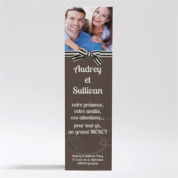 Remerciement mariage chocolat et étiquettes