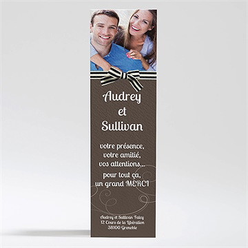 Remerciement mariage chocolat et étiquettes