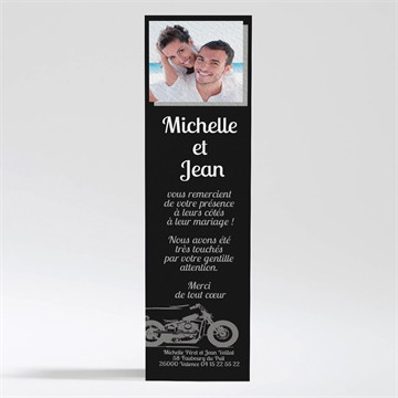 Remerciement mariage amour et vitesse