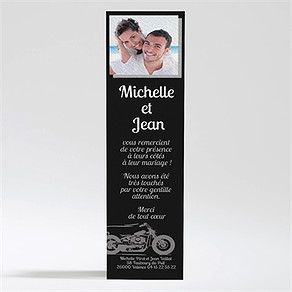 Remerciement mariage amour et vitesse
