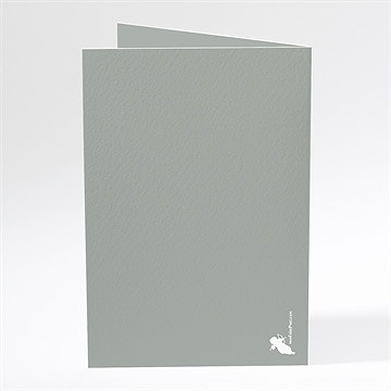 Menu mariage harmonie beige et marron - Dos du menu