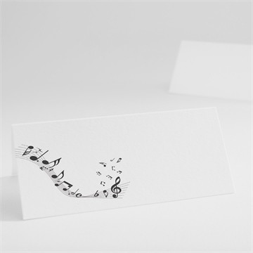 Marque-place mariage notre belle mélodie