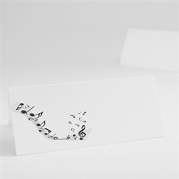 Marque-place mariage notre belle mélodie