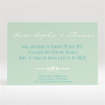 Carton d'invitation mariage a découvir