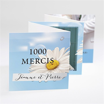 Remerciement mariage jolie marguerite !
