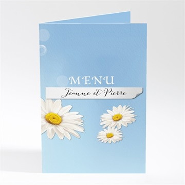 Menu mariage jolie marguerite !