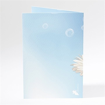 Menu mariage jolie marguerite ! - Dos du menu