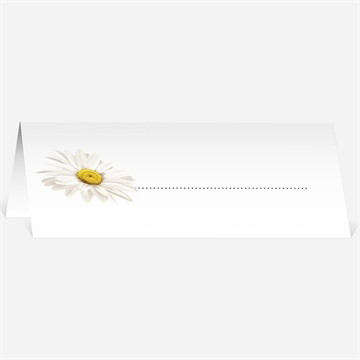 Marque-place mariage jolie marguerite !
