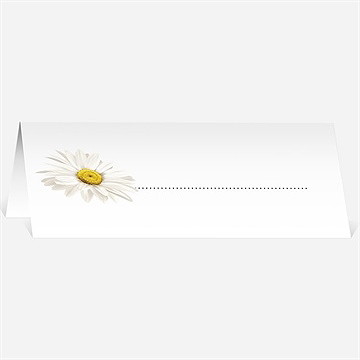 Marque-place mariage jolie marguerite !