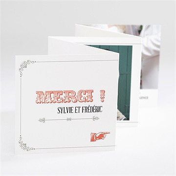 Remerciement mariage vintage & original